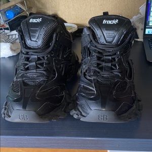 I am selling balenciaga black track sneakers